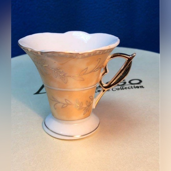 NIB D'Lusso Gold Design 12-Piece Home Collection Demitasse Espresso Set. NEW - Picture 3 of 11